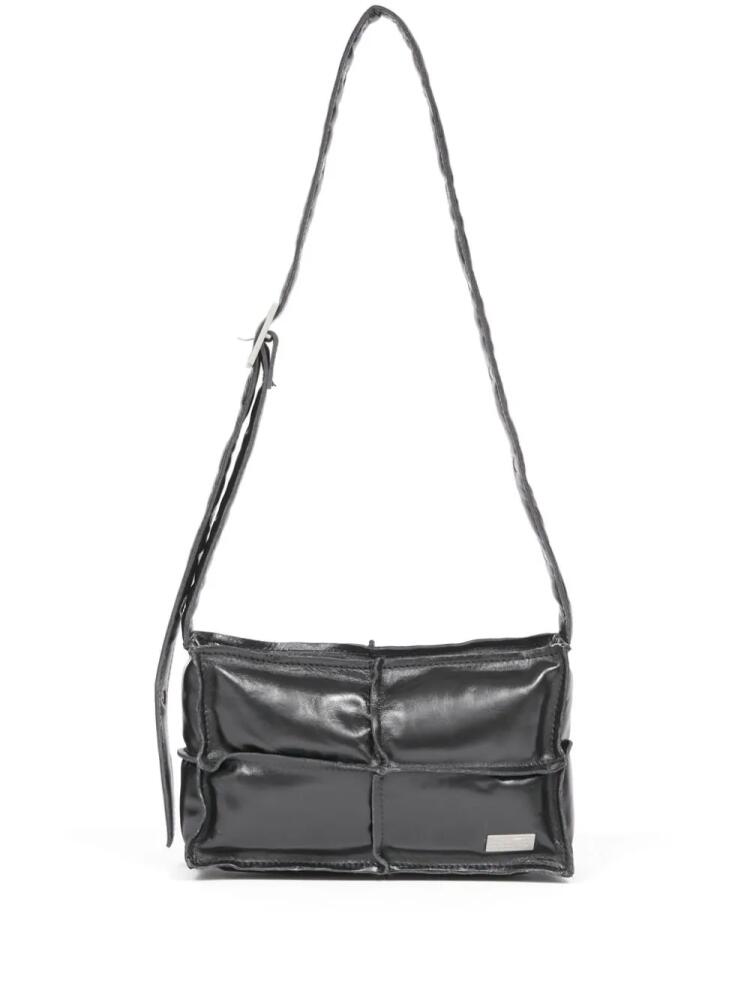 MM6 Maison Margiela mini Numeric leather crossbody bag - Black Cover