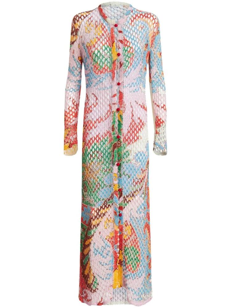 ETRO long-line knit cardigan - Multicolour Cover