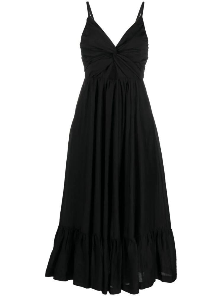 Sabina Musayev sleeveless Tencel-blend midi dress - Black Cover