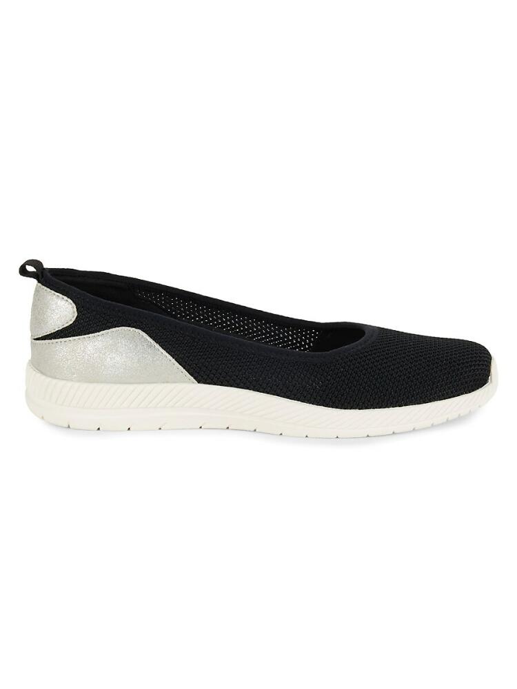 Easy Spirit Women's Mesh Slip-On Sneakers - Black Cover