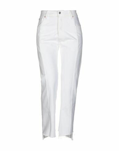 Vetements Woman Jeans White Cotton Cover