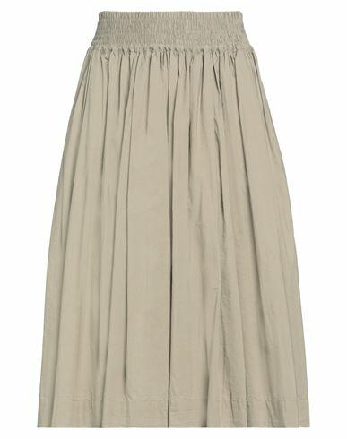 Woolrich Woman Midi skirt Sage green Cotton Cover