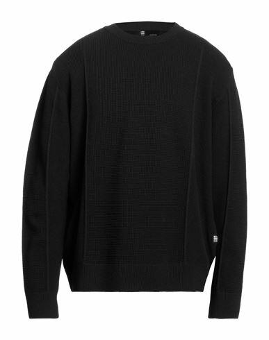 G-star Raw Man Sweater Black Cotton, Recycled polyester Cover