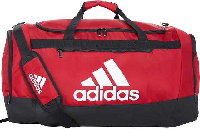 adidas Defender 4 Large Duffel Bag (Red/Team Power Red) Handbags Cover