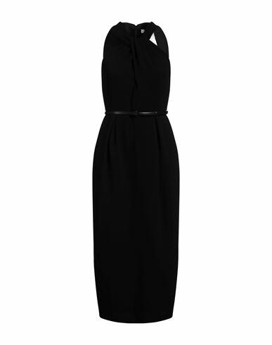 Max Mara Woman Midi dress Black Triacetate, Polyester Cover