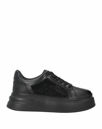 Baldinini Woman Sneakers Black Calfskin Cover