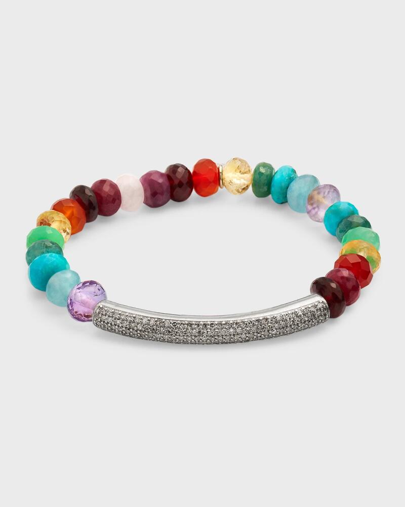 Sheryl Lowe Chakra Tube Multi-Stone Bead Bracelet Cover