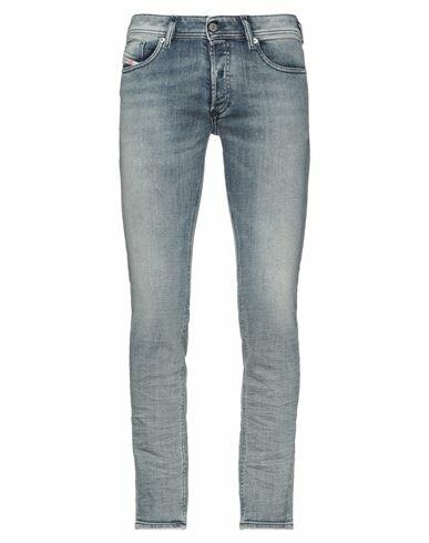 Diesel Man Jeans Blue Cotton, Polyester, Elastane, Bovine leather Cover