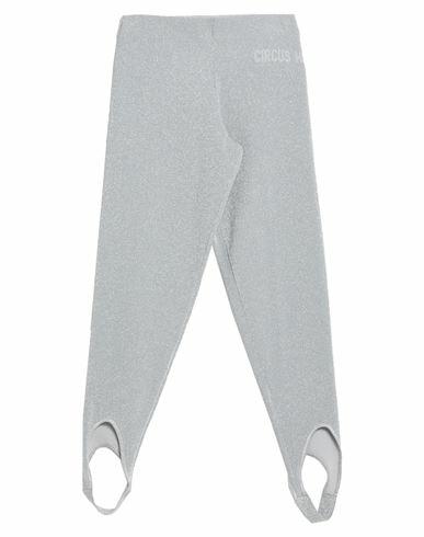 Circus Hotel Woman Leggings Silver Viscose, Polyamide, Polyester Cover