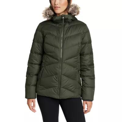 Eddie Bauer Women's Classic Down Hooded Jacket Cover