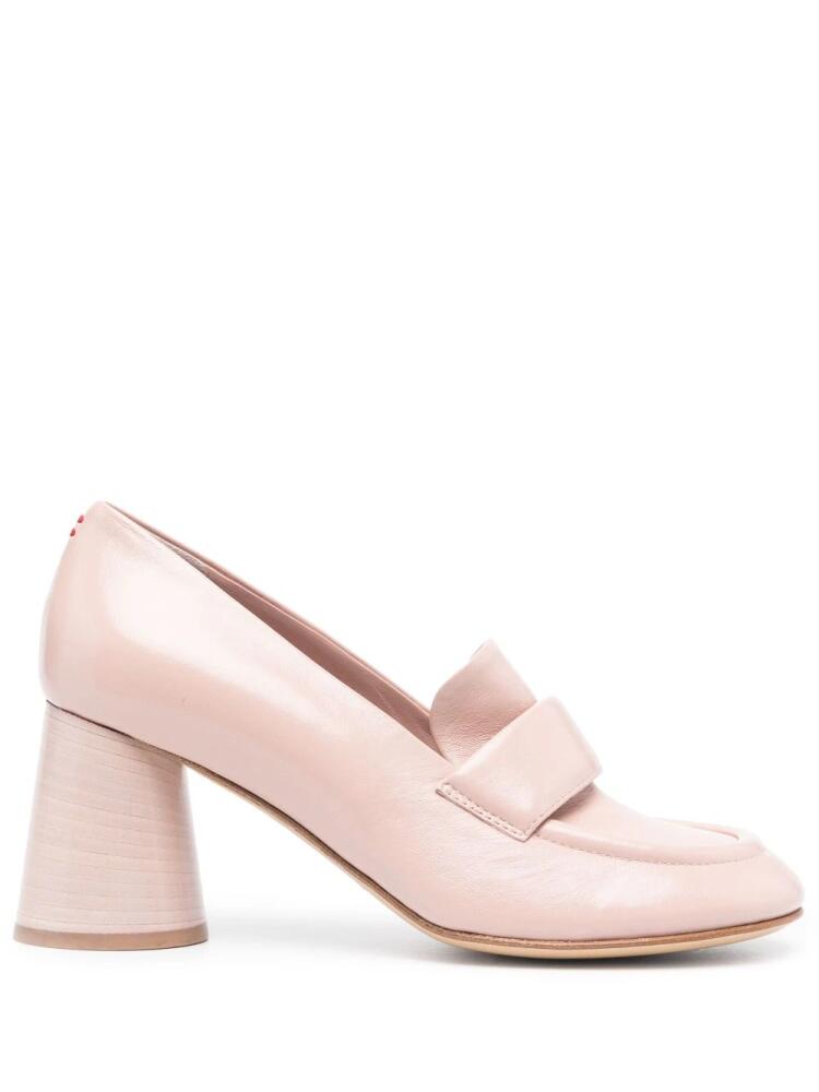 Halmanera ACE23 65mm leather pumps - Pink Cover