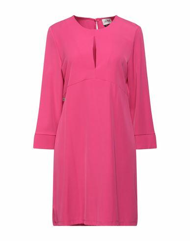 Berna Woman Mini dress Fuchsia Polyester, Elastane Cover