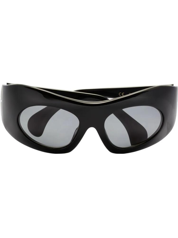 Port Tanger Ruh mask-frame sunglasses - Black Cover