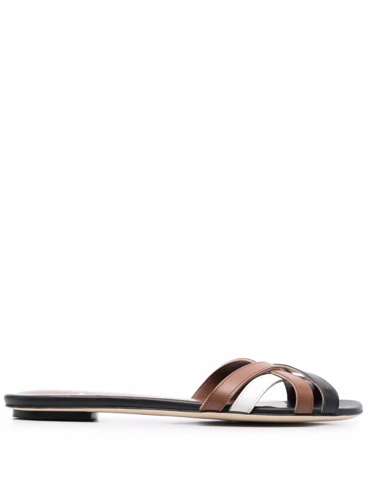 Lorena Antoniazzi open-toe leather sandals - Brown Cover