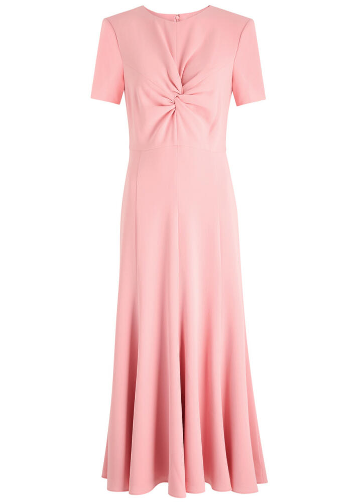 Roland Mouret Knotted Midi Dress - Pink Cover