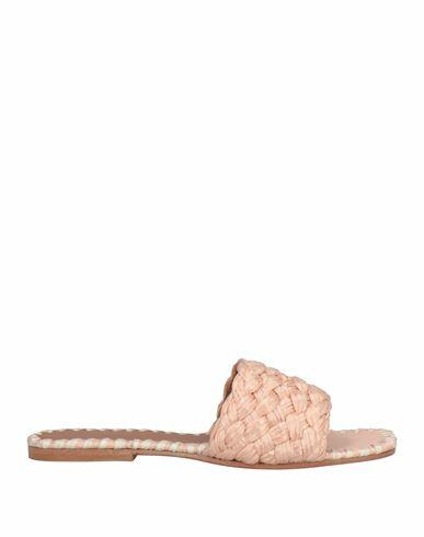 De Siena Woman Sandals Blush Textile fibers Cover