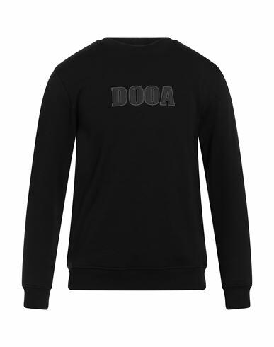 Dooa Man Sweatshirt Black Cotton, Polyester Cover