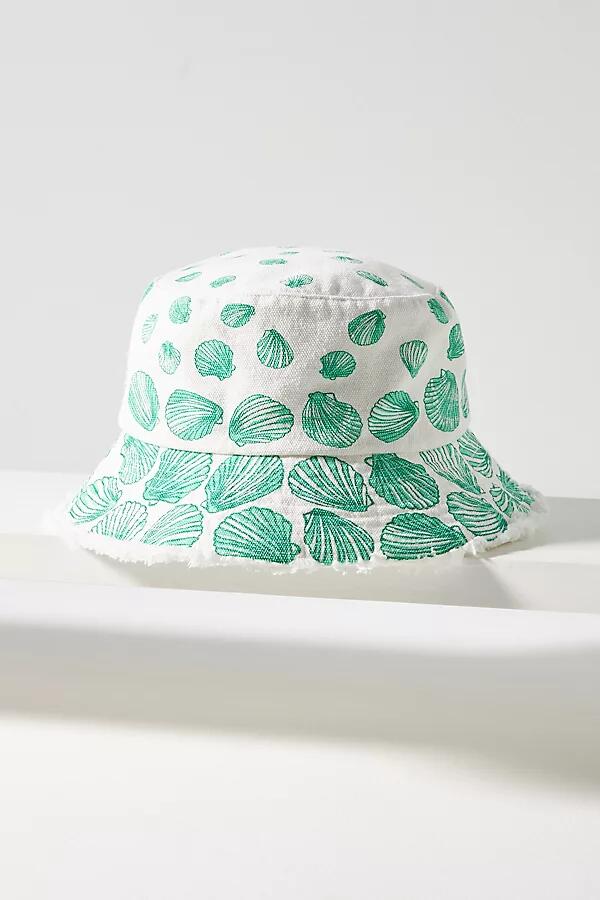 By Anthropologie Shell Bucket Hat Cover