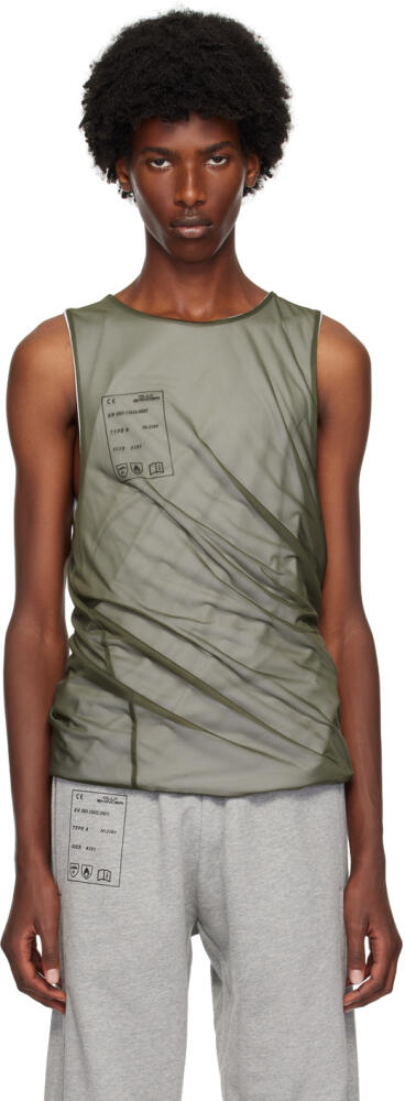 Olly Shinder Green Twisted Tank Top Cover