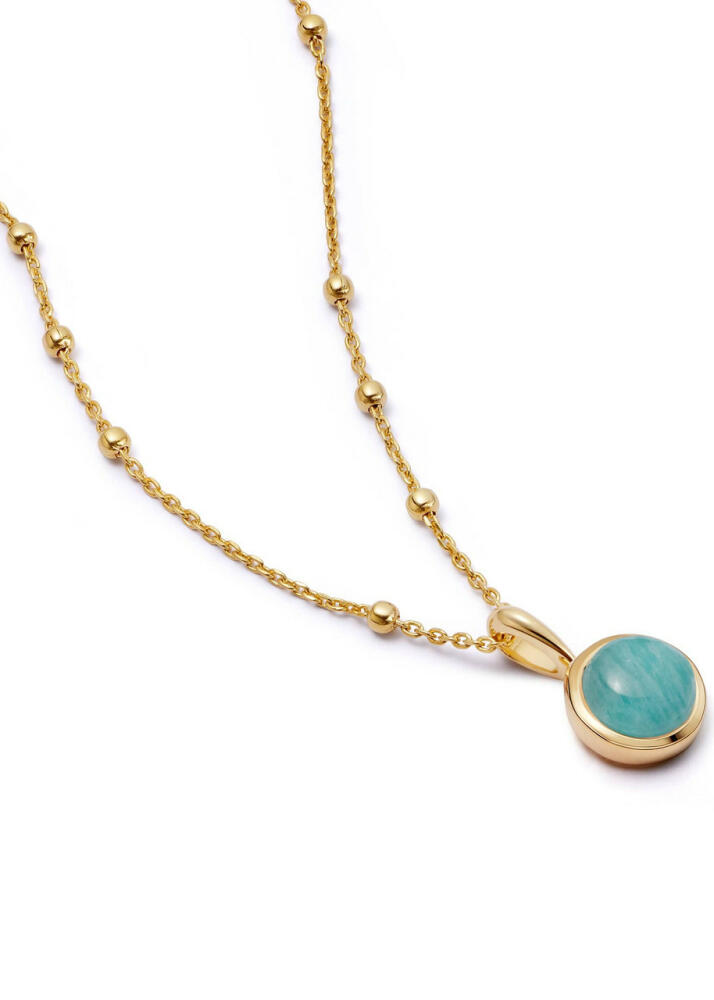 Daisy London Healing Stone Bobble 18kt Gold-plated Necklace - Turquoise Cover