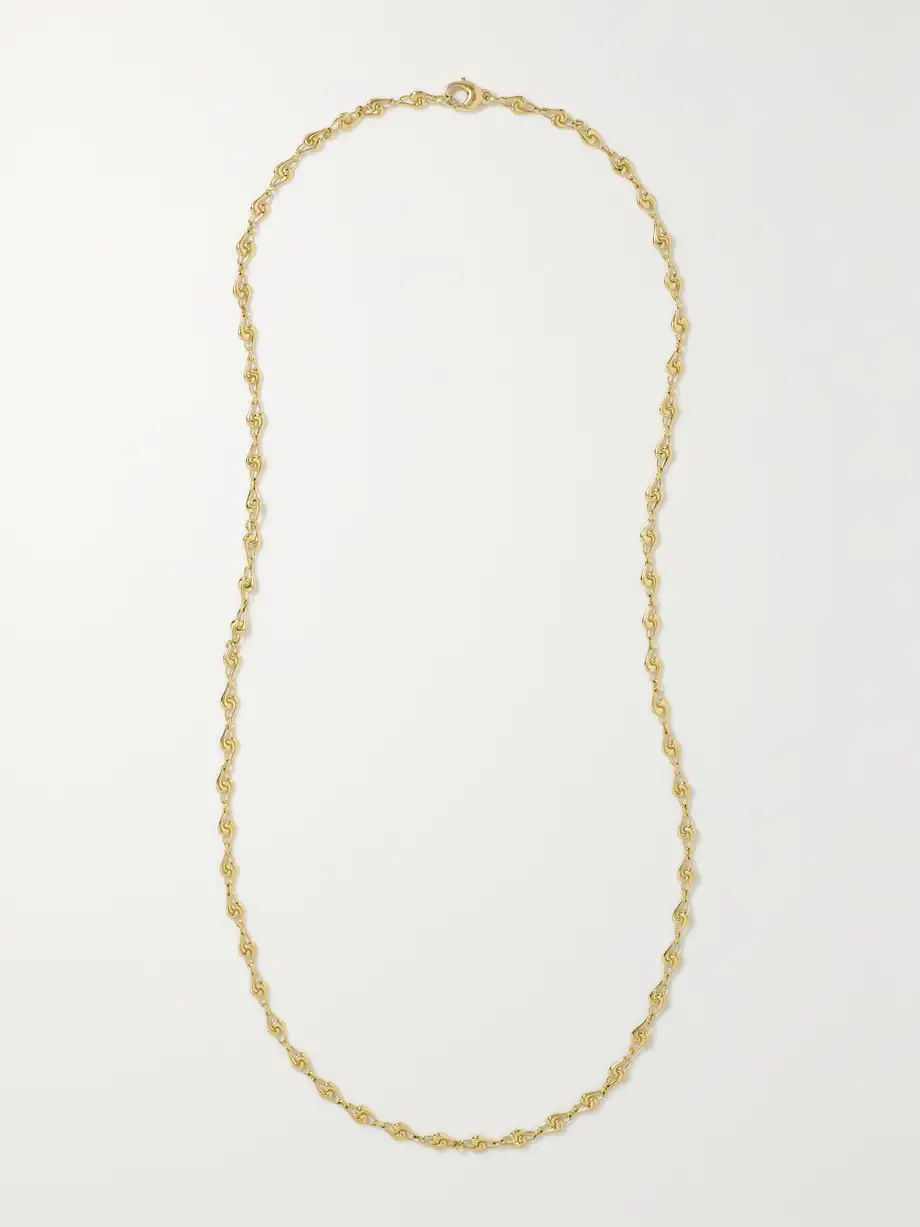 Brent Neale - Small Knot Link 18-karat Gold Necklace - One size Cover