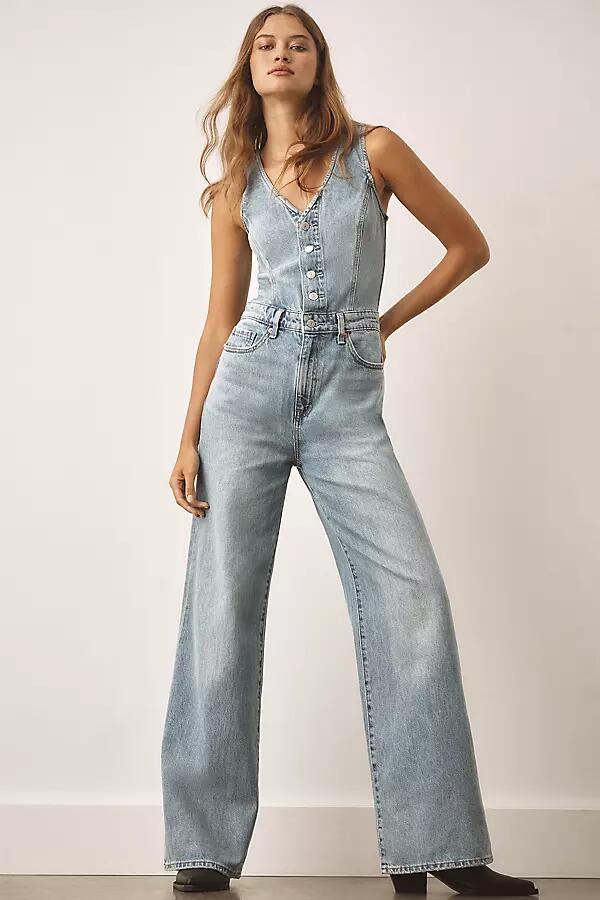 Levi's Denim Vest Jumpsuit Cover