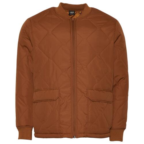 LCKR Quilted Jacket - Mens Brown/Brown Cover