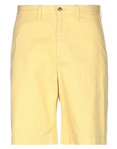 Polo Ralph Lauren Man Shorts & Bermuda Shorts Yellow Cotton Cover