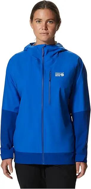 Mountain Hardwear Stretch Ozonic Jacket (Bright Island Blue/Radiant) Women's Clothing Cover