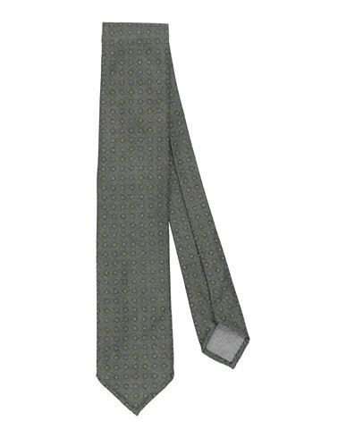 Luigi Borrelli Napoli Man Ties & bow ties Military green Wool Cover