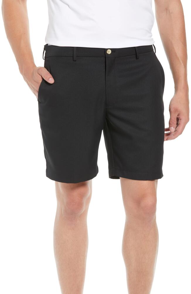 Peter Millar Salem High Drape Performance Shorts in Black Cover