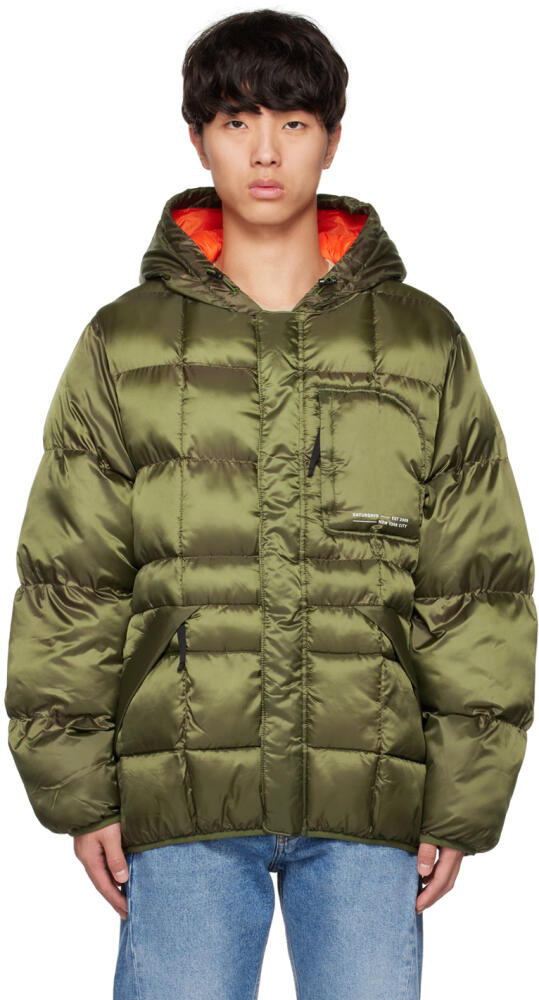 Saturdays NYC Khaki Momo Puffer Jacket Cover