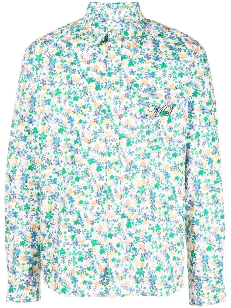 Marine Serre floral-print shirt - Multicolour Cover