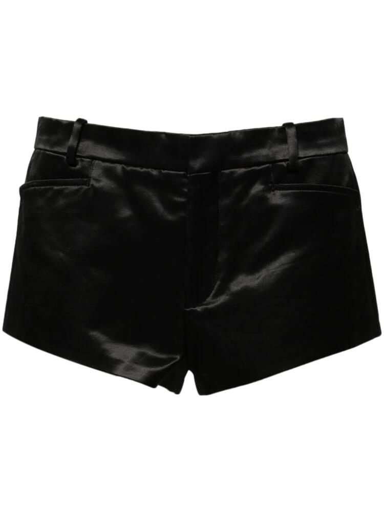 TOM FORD satin tailored mini shorts - Black Cover