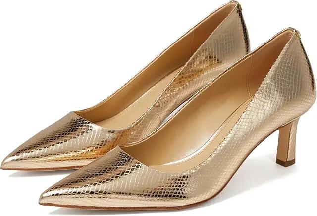 MICHAEL Michael Kors Amara Kitten Pump (Pale Gold) High Heels Cover