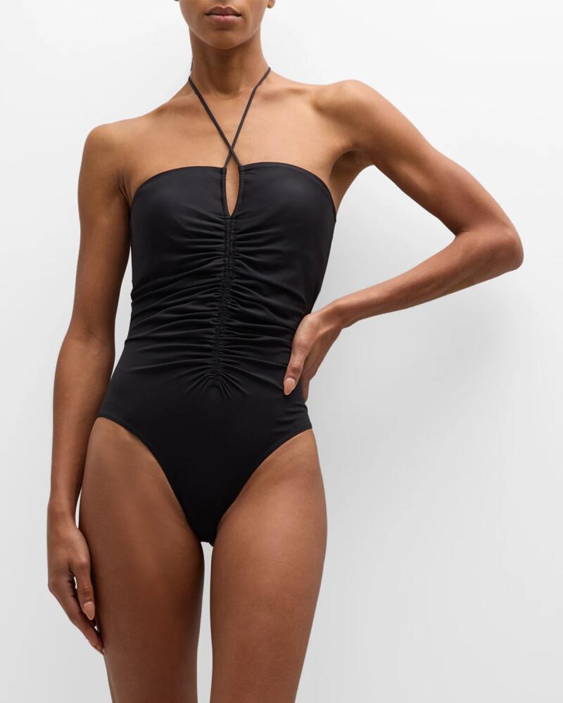 A.L.C. Gabriela Halter One-Piece Swimsuit Cover