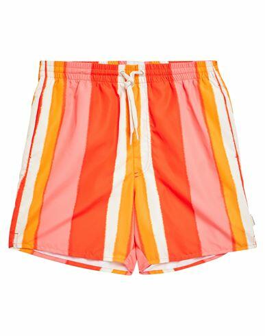 Sandro Man Swim trunks Red Polyester Cover