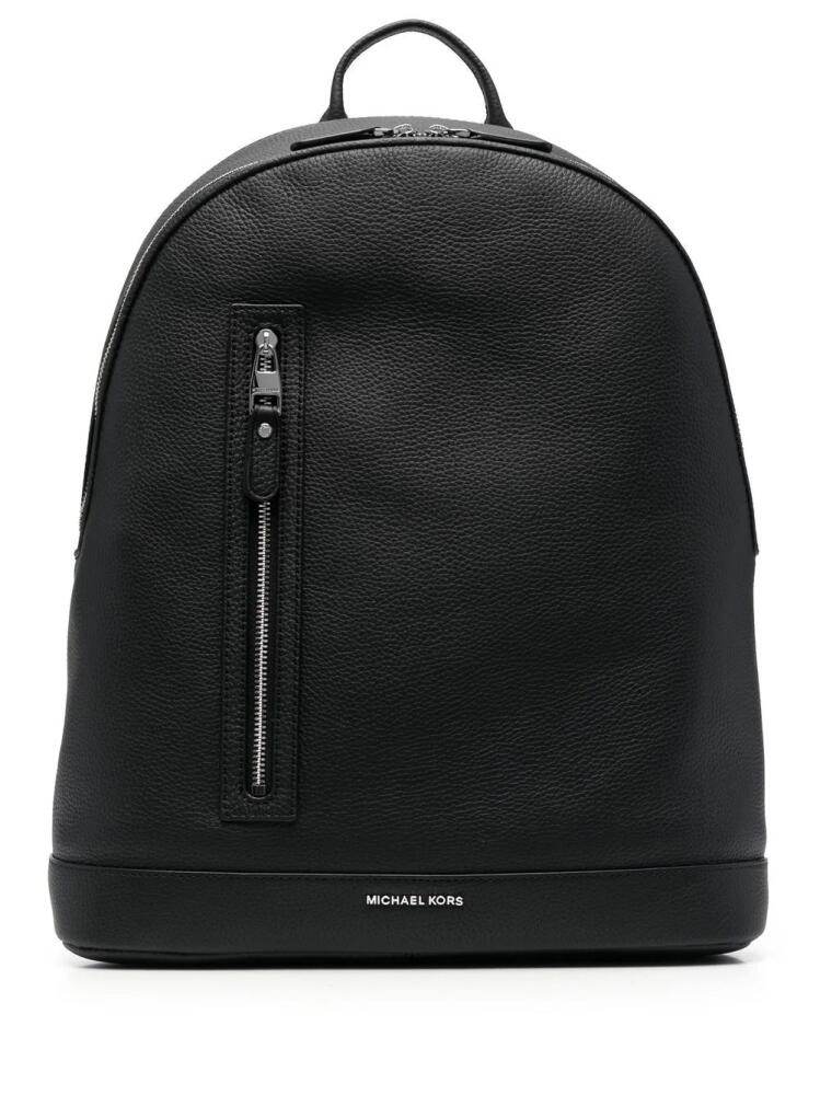 Michael Kors Hudson slim leather backpack - Black Cover