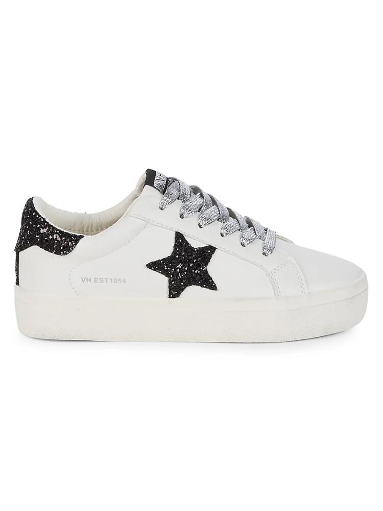 Vintage Havana Women's Lucy Star Sneakers - White Black Cover