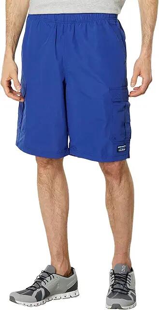 L.L.Bean 10 Supplex Sport Cargo Shorts (Cobalt) Men's Swimwear Cover