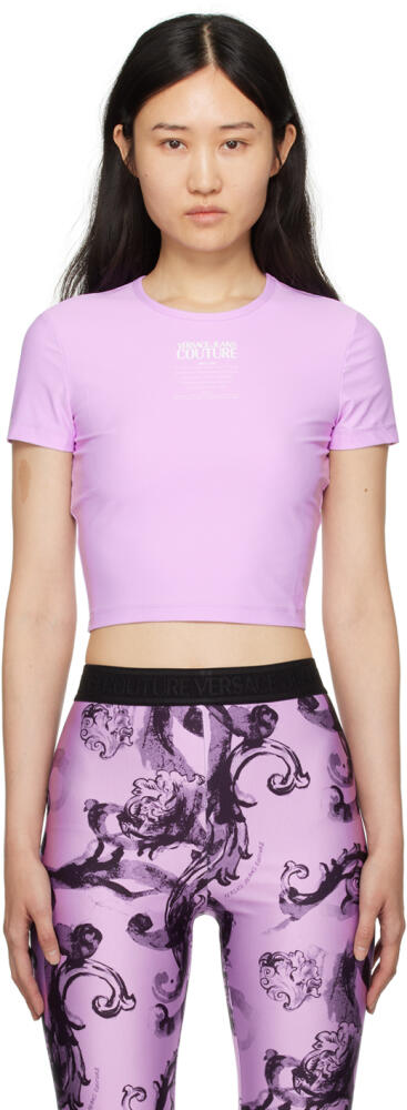 Versace Jeans Couture Purple Print T-Shirt Cover