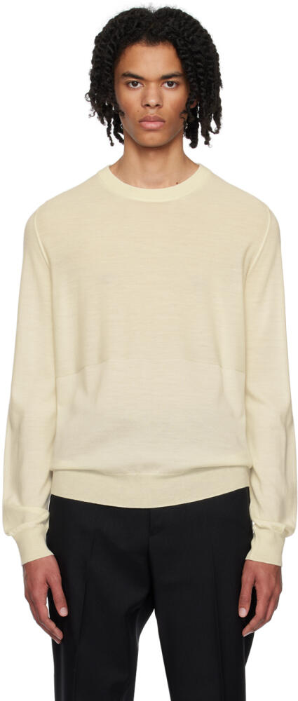 Jil Sander Off-White Crewneck Sweater Cover