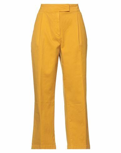 Department 5 Woman Pants Ocher Cotton, Elastane Cover