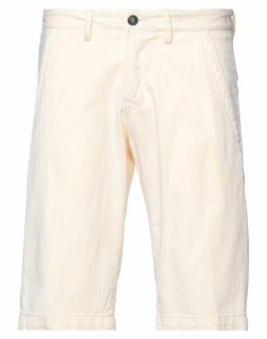 Roÿ Roger's Man Denim shorts Light yellow Cotton Cover