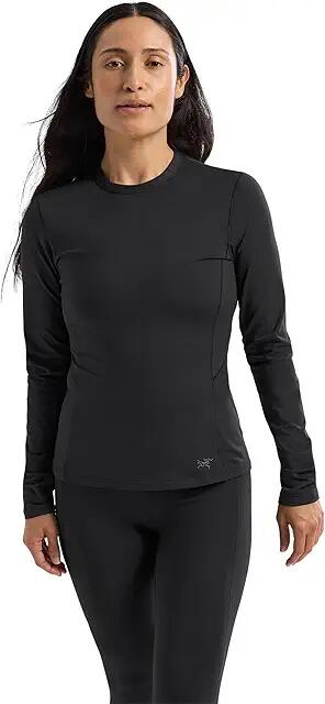 Arc'teryx Rho Crew (Black) Women's Clothing Cover