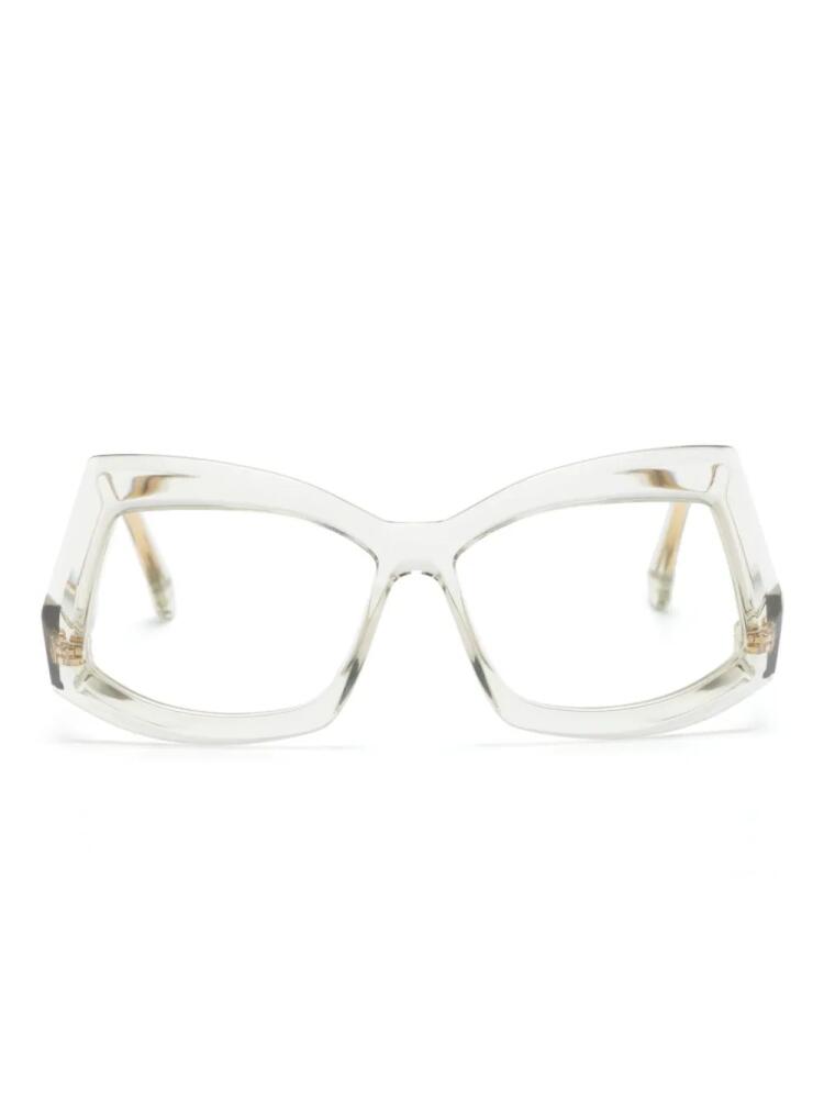 Cazal 5005 geometric-frame glasses - Neutrals Cover