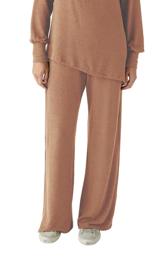 Michael Stars Jones Knit Wide Leg Pants in Camel Cover