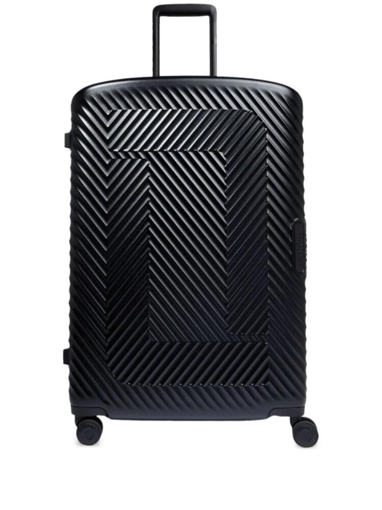 Lancel Atlas logo-embossed suitcase - Black Cover