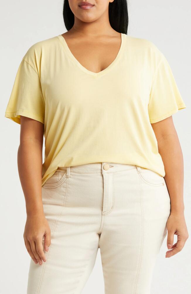 Treasure & Bond Oversize T-Shirt in Yellow Raffia Cover