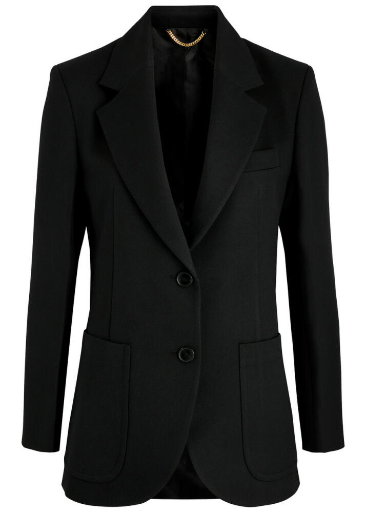 Victoria Beckham Wool-blend Blazer - Black Cover